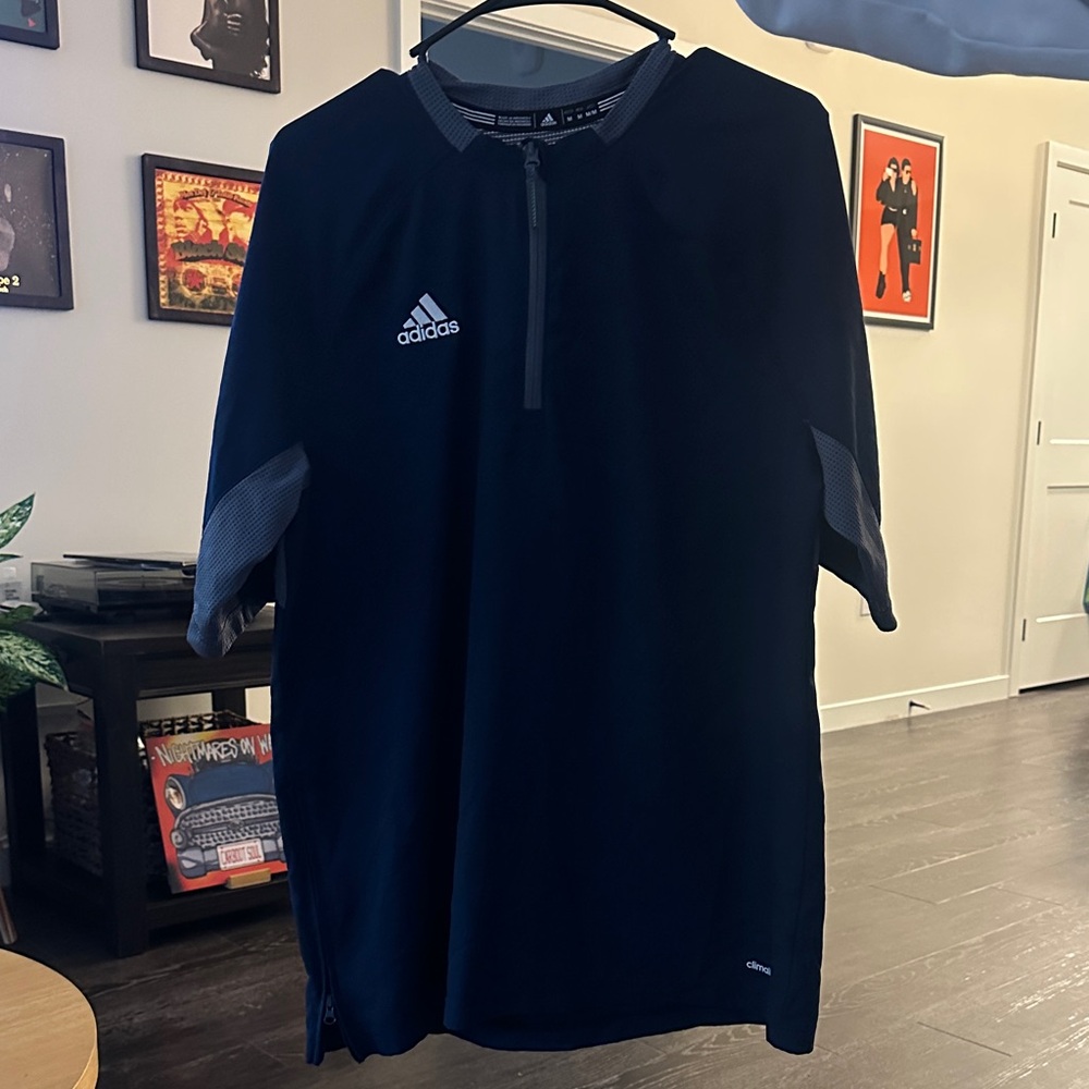 Adidas Men's Navy and Gray Jersey